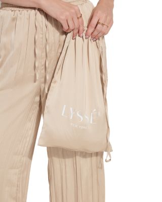 Packable Pleated Palazzo Pants