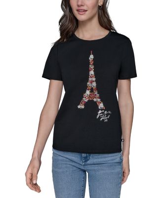 Floral Eiffel Tee