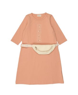 Girls' Boxy Belt Bag 3/4 Sleeve Dress - Little Kid, Big Kid