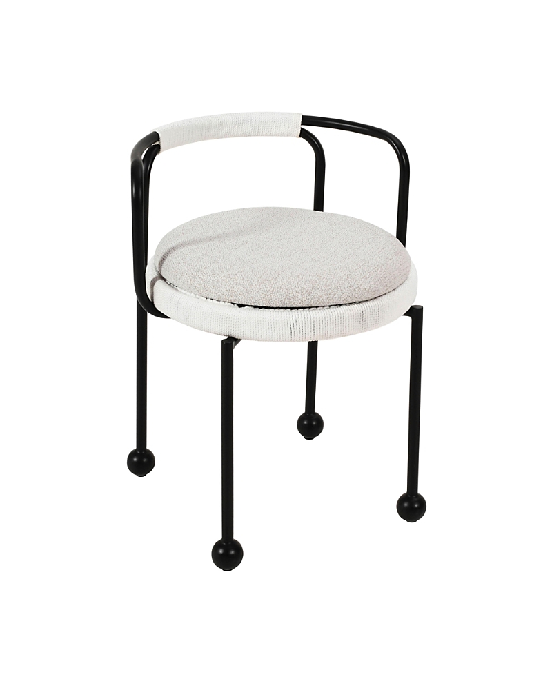 Tov Furniture Pansy Outdoor Dining Chair In Gray