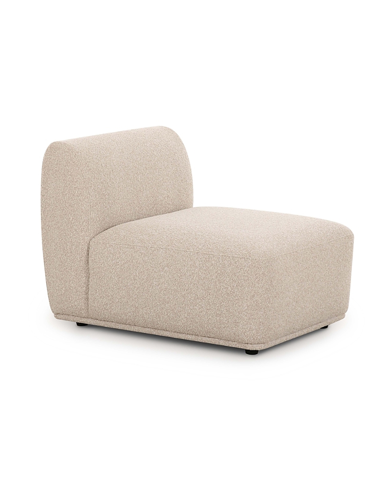 Tov Furniture Sylvie Boucle Armless 1-Seater Chair