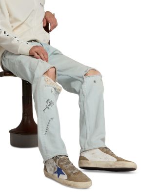 Men's Mid Star Low Top Leather Sneakers