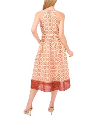 Geo Detail Midi Dress