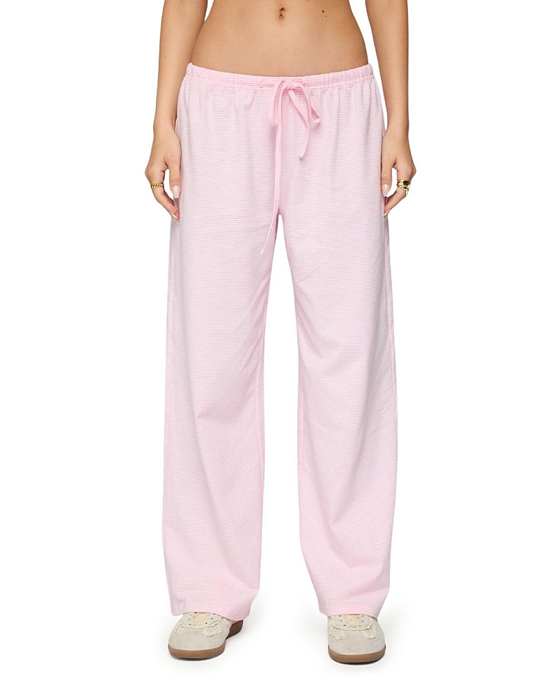 Edikted Petite Olivia Striped Loose Fit Pants