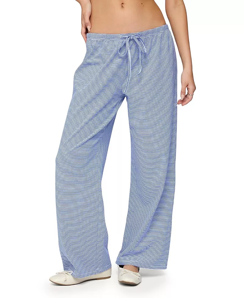 Edikted Petite Olivia Striped Loose Fit Pants