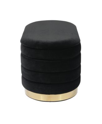 Lillian Velvet Storage Bench