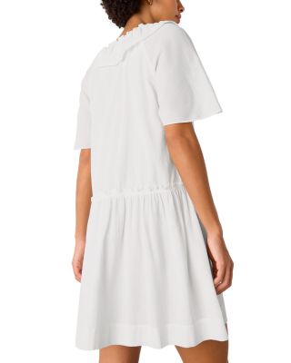 Ruffled Trapeze Mini Dress