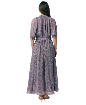 Effie Georgette Ditsy Midi Dress