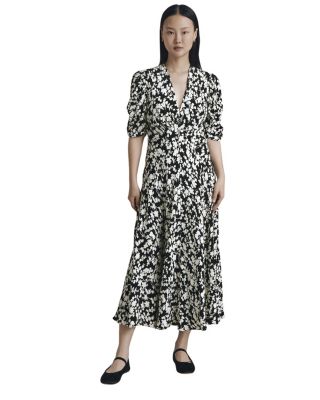 Madi Crepe Floral Midi Dress