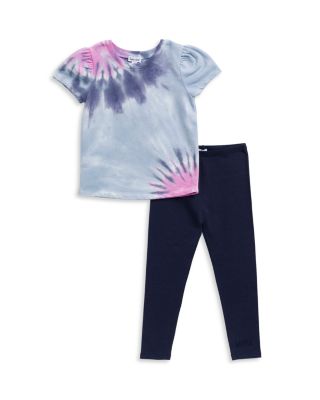 Splendid - Girls' Blooming Tie Dye Top & Legging Set - Little Kid
