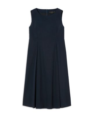 Plus Zimino Midnight Blue Dress