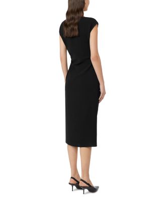 Aia Black Lightweight Cady Dress