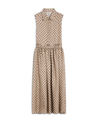 Sesia Antique Rose Silk Dress