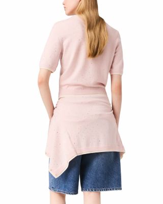 Wool Short Sleeve Sweater