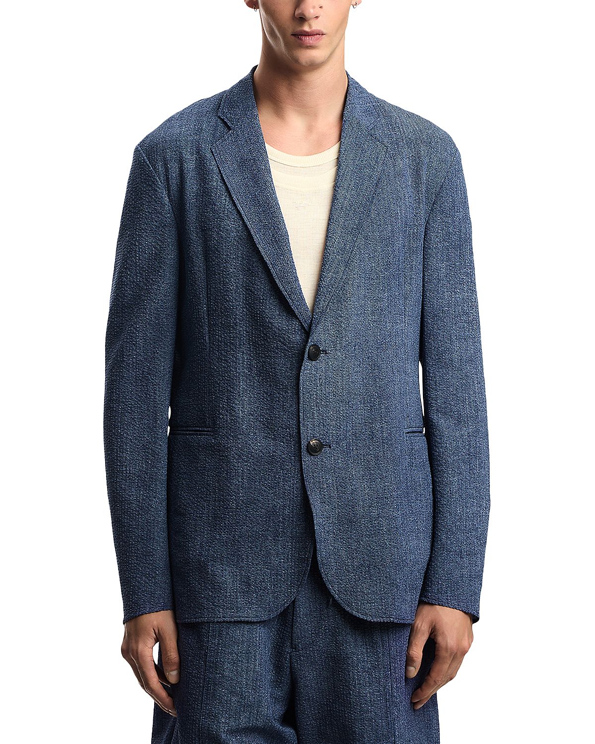 Emporio Armani Seersucker Blazer
