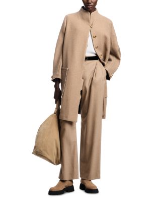 Icon Wool Blend Pleated Pants