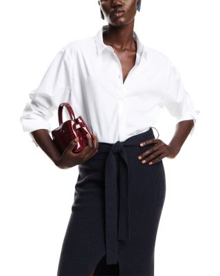 Ribbed Knit Midi Skirt