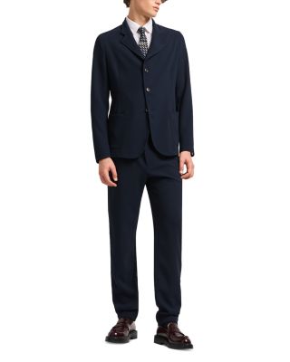 Regular Fit Crepe Jersey Trousers