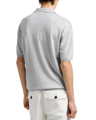 Regular Fit Zip Knit Polo 