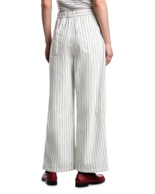 Garment Dyed Wide Leg Pants
