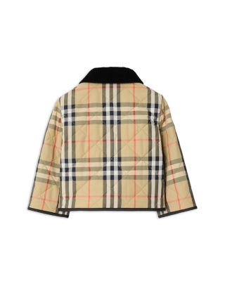 Boys' Check Quilted Barn Jacket - Baby