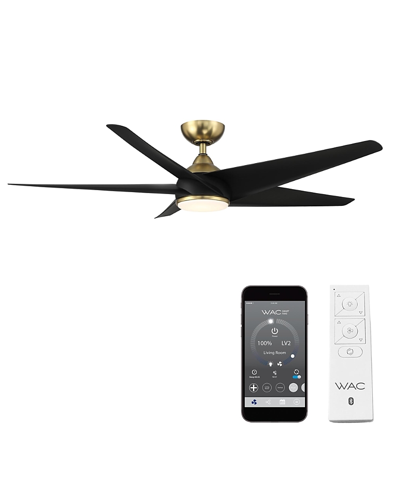 Wac Lighting Smart Fans Viper 60 in 3000K Led Indoor or Outdoor Smart Home Ceiling Fan