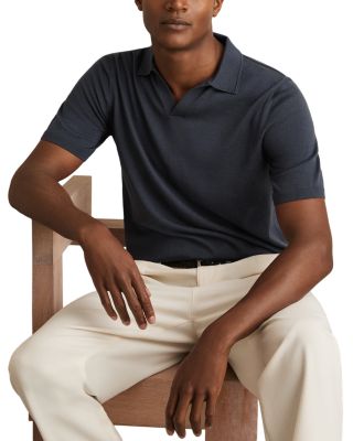 REISS - Dutchie Regular Fit Knit Merino Wool Polo
