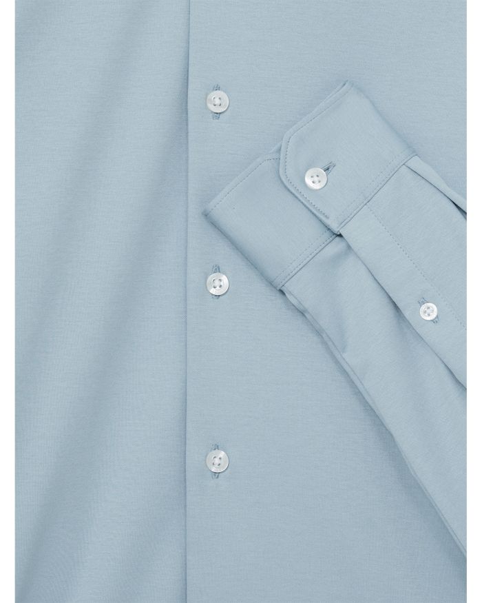 Duke Slim Fit Soft Jersey Button Front Shirt