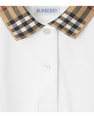 Girls' Check Collar Polo Shirt Dress, Little Kid, Big Kid - Exclusive