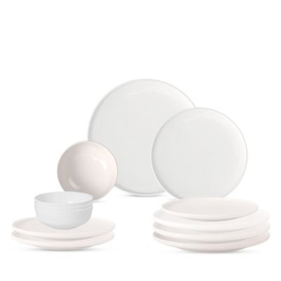 Villeroy & Boch - Afina Porcelain 12 Piece Dinnerware Set, Service for 4