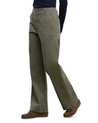 Wide Leg Chino Pants
