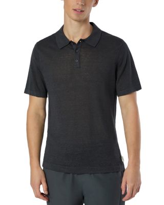 Linen Sweater Polo Shirt