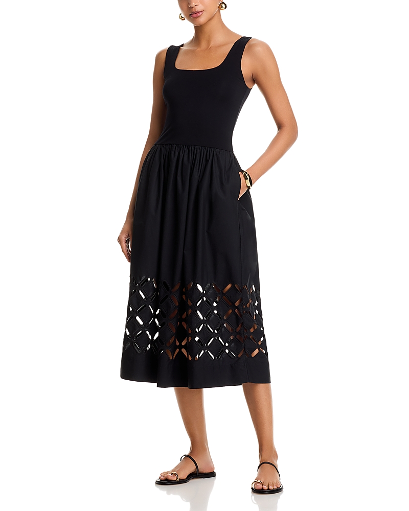 Rails Nadya Cutout Midi Dress In Black