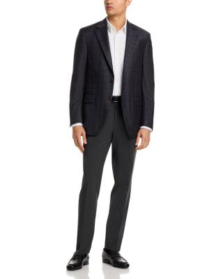 Flynn Check Windowpane Wool Regular Fit Sportscoat