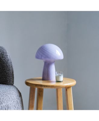 Petite Close Top Glass Mushroom Lamp