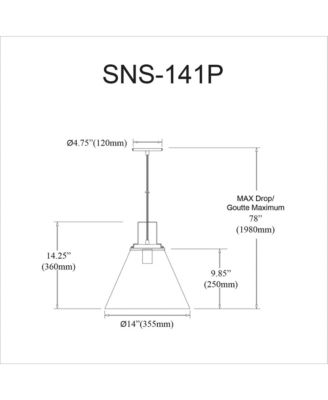 Sonus 1 Light Pendant