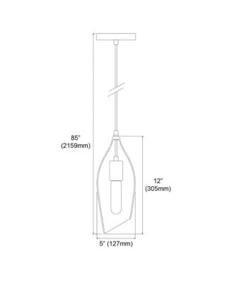 Abba 1 Light Pendant