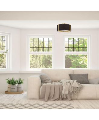 Preston 3 Light Semi - Flush Mount