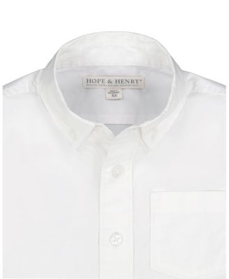Boys' Organic Poplin Button Down Shirt - Little Kid, Big Kid