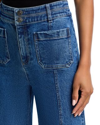 Dorothea Wide Leg Jeans in Saphire