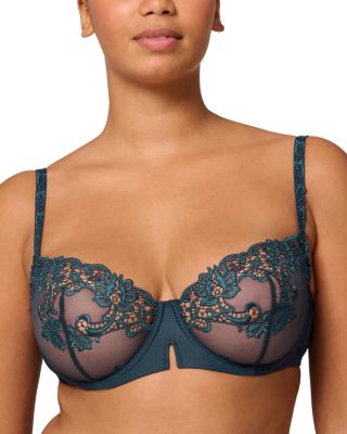 Saga Lace Mesh Demi Bra