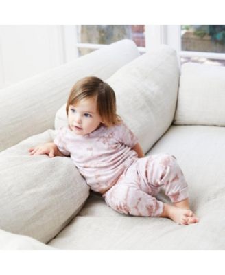  Unisex Rib Loungewear Set in Tie Dye - Baby