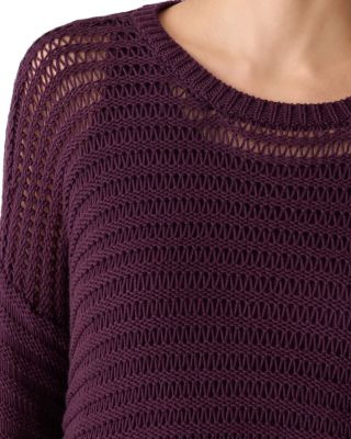 Crewneck Cord Yarn Pullover Sweater