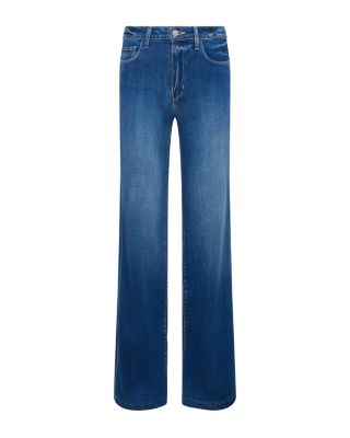 Clayton High Rise Wide Leg Jeans in Kaplan