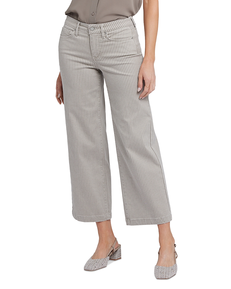 Nydj Teresa High Rise Ankle Wide Leg Jeans in Hidden Lodge