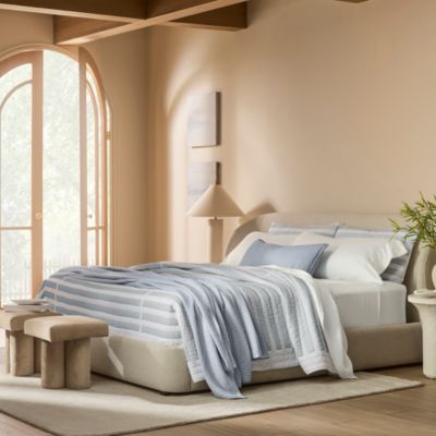 Waffle Organic Cotton Bed Blanket, Full/Queen