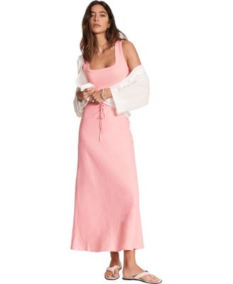  Women's Linen Slip Maxi Skirt