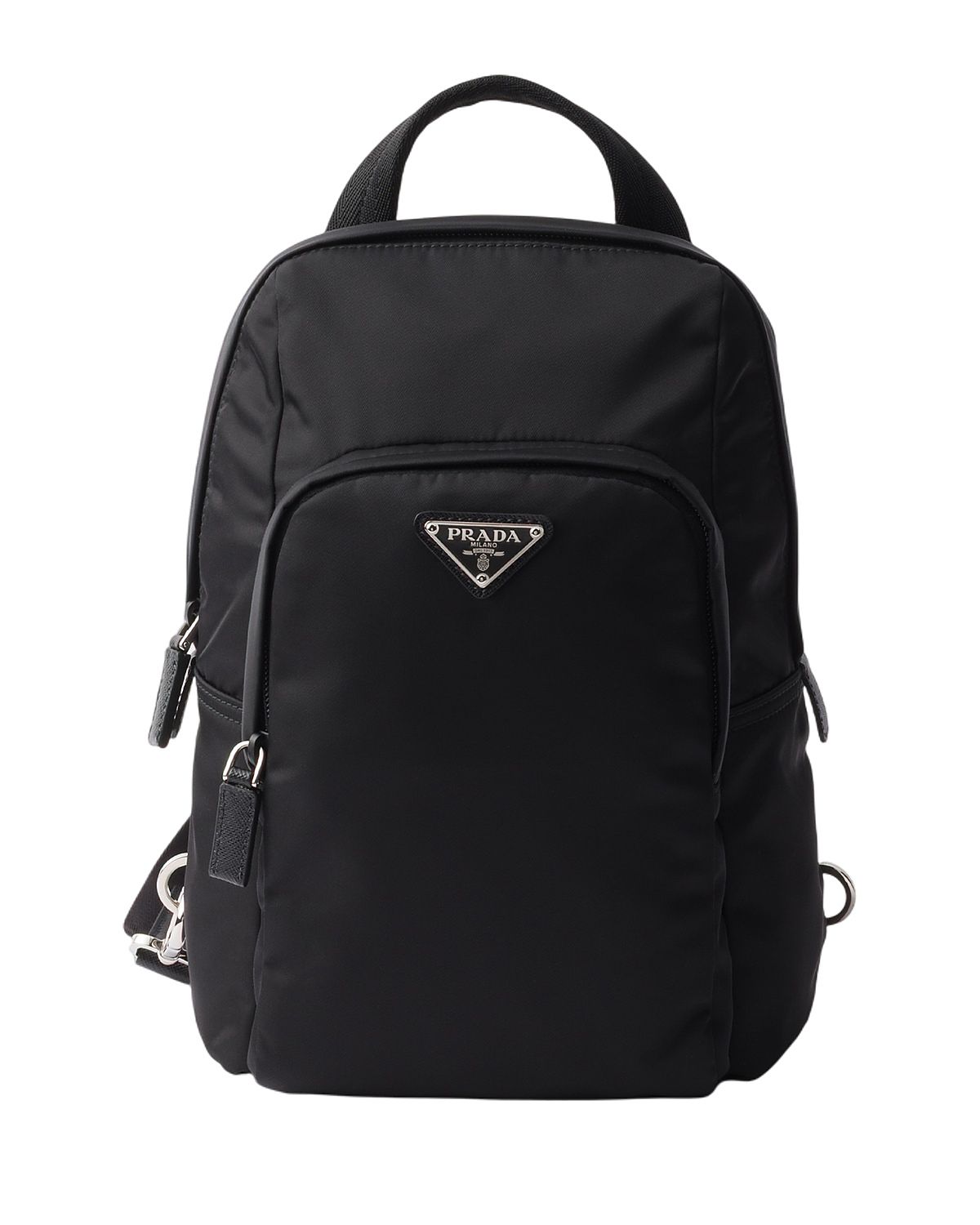 Prada Re-Nylon And Saffiano Leather Backpack