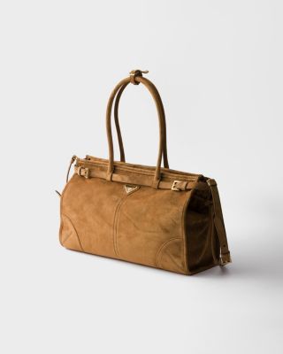 Bonnie Large Convertible Suede Shoulder Handbag