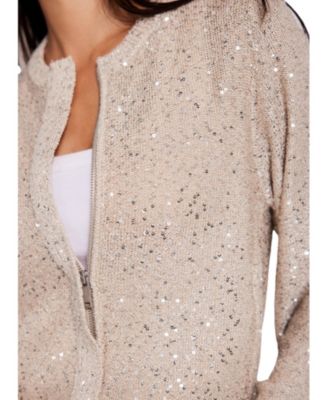 Women's Sequin Knit Cardigan